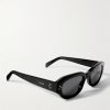 Oval-Frame Acetate Sunglasses - FR Oval-Frame Acetate Sunglasses - FR