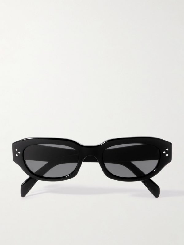Oval-Frame Acetate Sunglasses Oval-Frame Acetate Sunglasses
