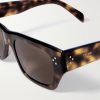 D-Frame Tortoiseshell Acetate Sunglasses - CU D-Frame Tortoiseshell Acetate Sunglasses - CU