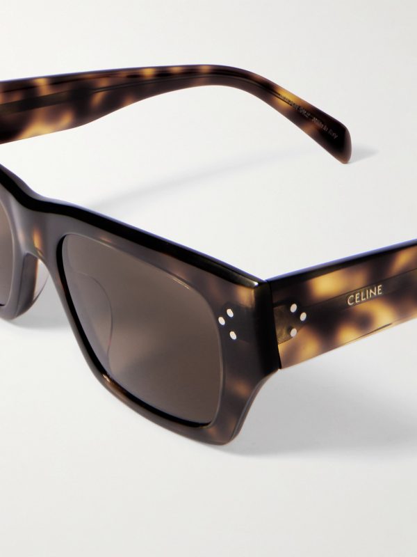 D-Frame Tortoiseshell Acetate Sunglasses - CU D-Frame Tortoiseshell Acetate Sunglasses - CU