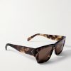 D-Frame Tortoiseshell Acetate Sunglasses - FR D-Frame Tortoiseshell Acetate Sunglasses - FR