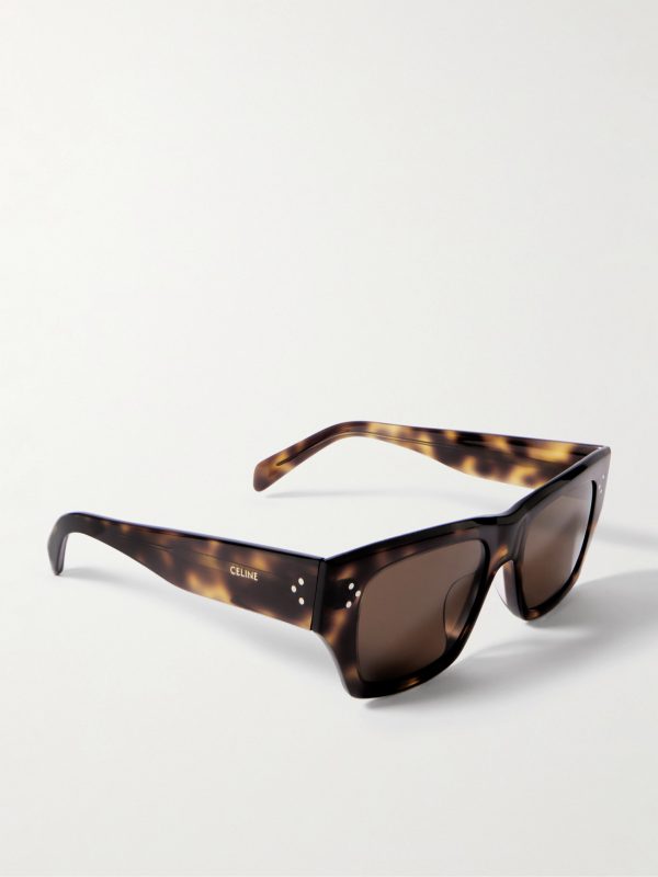 D-Frame Tortoiseshell Acetate Sunglasses - FR D-Frame Tortoiseshell Acetate Sunglasses - FR