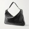 Romy Large Croc-Effect Leather Messenger Bag - BK Romy Large Croc-Effect Leather Messenger Bag - BK