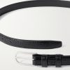 2cm Lizard-Effect Leather Belt - E1