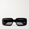 Rectangular-Frame Acetate Sunglasses Rectangular-Frame Acetate Sunglasses