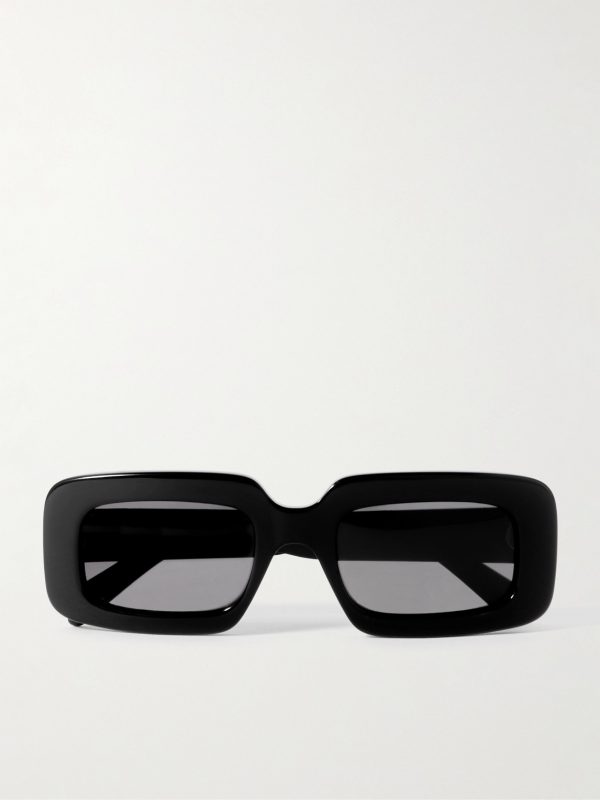 Rectangular-Frame Acetate Sunglasses Rectangular-Frame Acetate Sunglasses