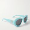 Oval-Frame Acetate Sunglasses - FR Oval-Frame Acetate Sunglasses - FR