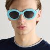 Oval-Frame Acetate Sunglasses - OU Oval-Frame Acetate Sunglasses - OU