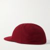 Logo-Embellished Wool-Flannel Baseball Cap - BK Logo-Embellished Wool-Flannel Baseball Cap - BK