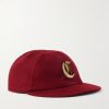 Logo-Embellished Wool-Flannel Baseball Cap Logo-Embellished Wool-Flannel Baseball Cap