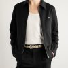 2.5cm Snake-Effect Leather Belt - FR