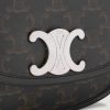 Besace Triomphe Medium Leather-Trimmed Logo-Print Coated-Canvas Messenger Bag - CU