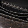 Besace Triomphe Medium Leather-Trimmed Logo-Print Coated-Canvas Messenger Bag - E1