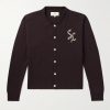 Lalo Logo-Appliquéd Wool Cardigan Lalo Logo-Appliquéd Wool Cardigan