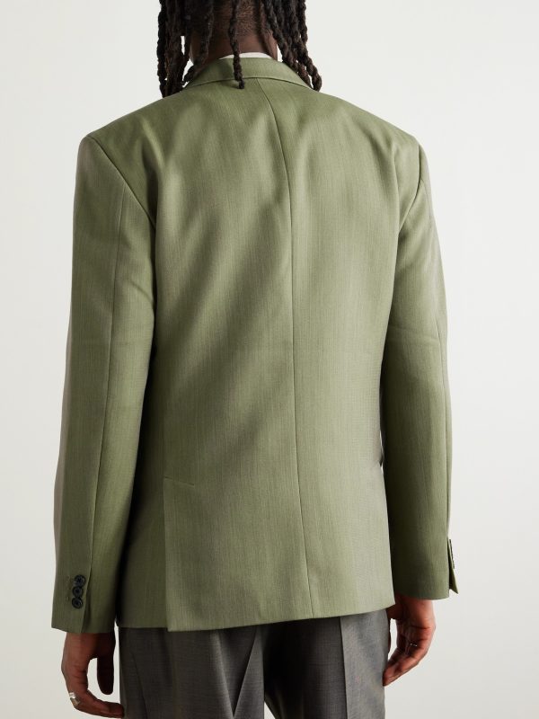 Pico Double-Breasted Wool Blazer - BK
