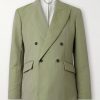 Pico Double-Breasted Wool Blazer