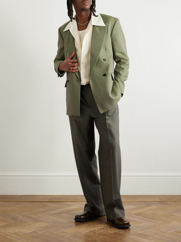 Pico Double-Breasted Wool Blazer - OU