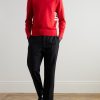 Striped Cotton Sweater - OU Striped Cotton Sweater - OU