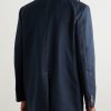 Cotton and Linen-Blend Blazer - BK