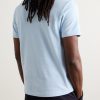 Logo-Appliquéd Striped Cotton-Piqué T-Shirt - BK Logo-Appliquéd Striped Cotton-Piqué T-Shirt - BK
