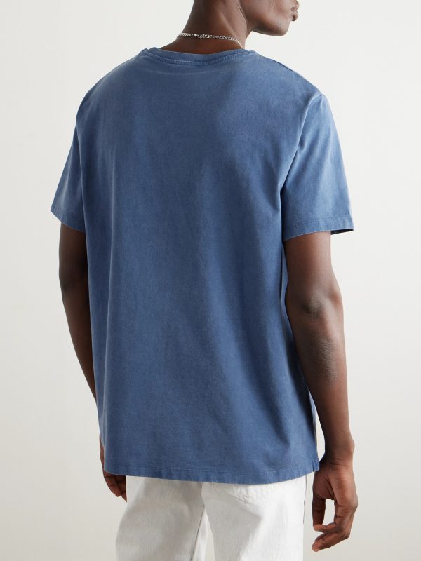 Printed Cotton-Jersey T-Shirt - BK