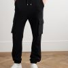 Tapered Cotton-Jersey Cargo Sweatpants - FR