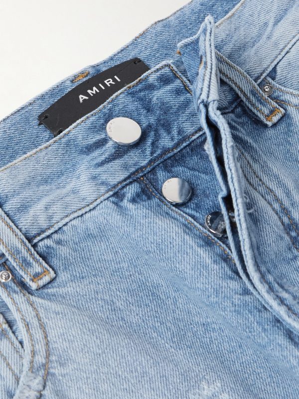 MA Quad Straight-Leg Distressed Jeans - E1 MA Quad Straight-Leg Distressed Jeans - E1