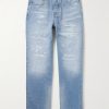 MA Quad Straight-Leg Distressed Jeans MA Quad Straight-Leg Distressed Jeans