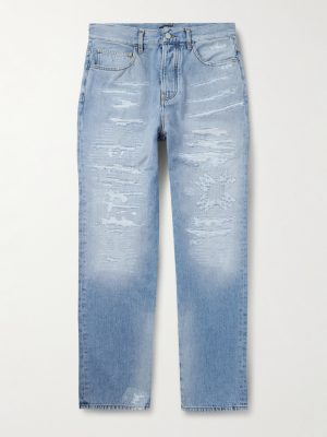 MA Quad Straight-Leg Distressed Jeans MA Quad Straight-Leg Distressed Jeans