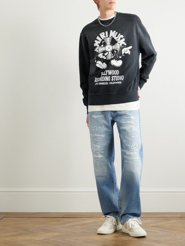 MA Quad Straight-Leg Distressed Jeans - OU MA Quad Straight-Leg Distressed Jeans - OU