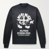Music Record Logo-Print Cotton-Jersey Sweatshirt Music Record Logo-Print Cotton-Jersey Sweatshirt