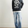 Music Record Logo-Print Cotton-Jersey Sweatshirt - OU Music Record Logo-Print Cotton-Jersey Sweatshirt - OU