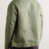 Embellished Linen Overshirt - BK