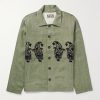 Embellished Linen Overshirt