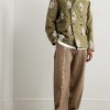 Double-Breasted Embellished Embroidered Kantha Cotton Blazer - OU Double-Breasted Embellished Embroidered Kantha Cotton Blazer - OU