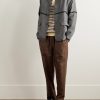 Embroidered Linen Blazer - OU Embroidered Linen Blazer - OU