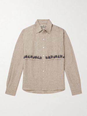 Embroidered Linen Shirt Embroidered Linen Shirt