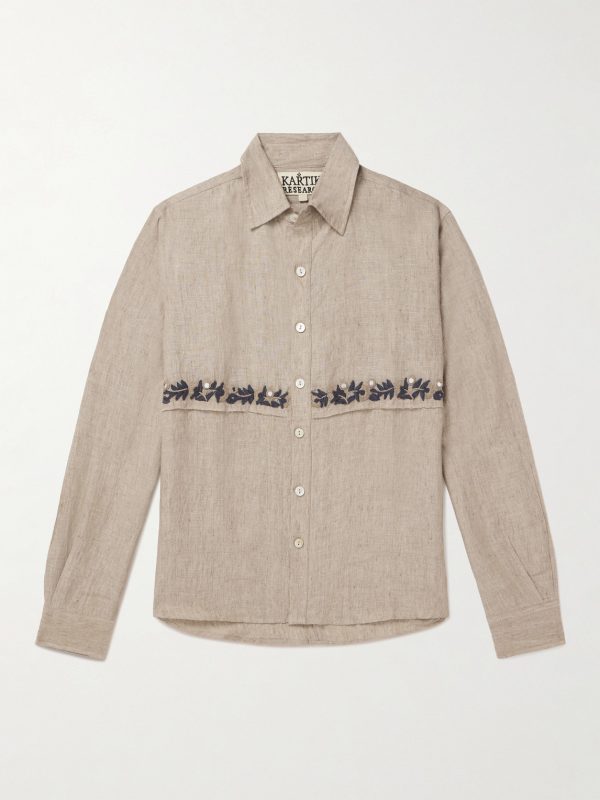 Embroidered Linen Shirt Embroidered Linen Shirt