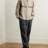 Embroidered Linen Shirt - OU Embroidered Linen Shirt - OU