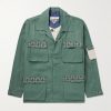 Embroidered Cotton-Ripstop Jacket with Detachable Liner