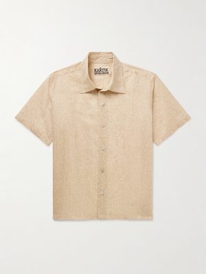 Printed Silk-Gauze Shirt