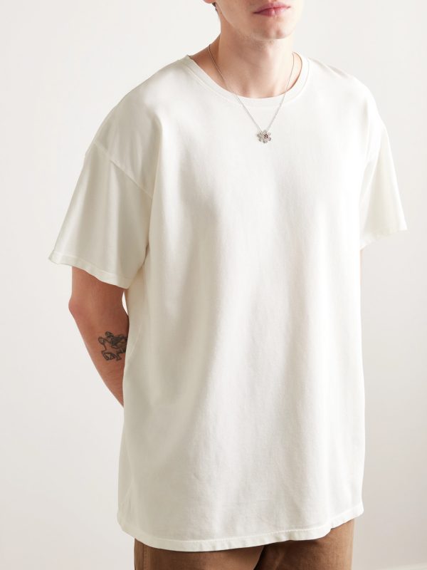 Cotton and Cashmere-Blend Jersey T-Shirt - FR