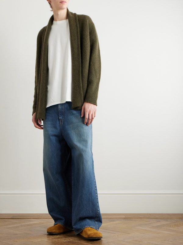 Shawl-Collar Cashmere Cardigan - OU Shawl-Collar Cashmere Cardigan - OU