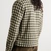 Decon Gingham Cashmere Jacket - BK Decon Gingham Cashmere Jacket - BK