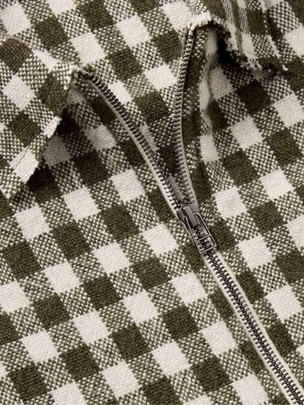 Decon Gingham Cashmere Jacket - CU Decon Gingham Cashmere Jacket - CU