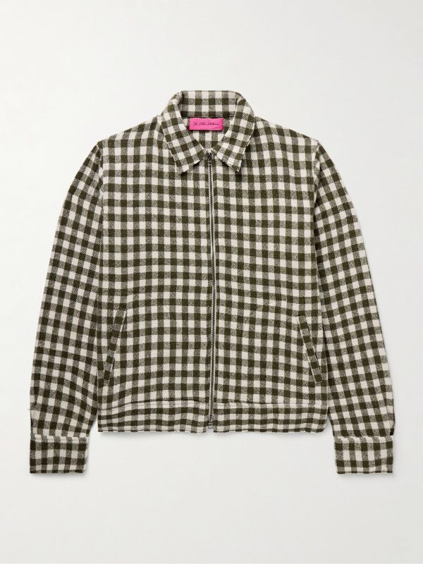 Decon Gingham Cashmere Jacket Decon Gingham Cashmere Jacket