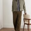 Decon Gingham Cashmere Jacket - OU Decon Gingham Cashmere Jacket - OU