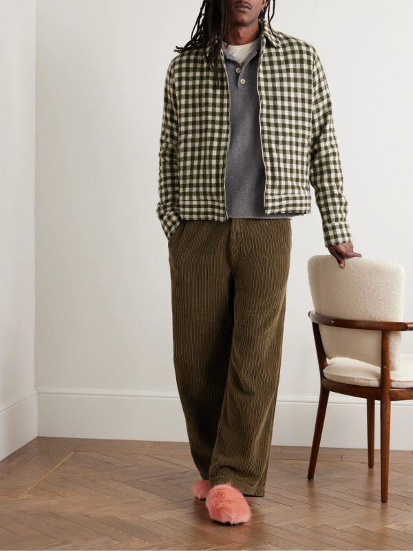 Decon Gingham Cashmere Jacket - OU Decon Gingham Cashmere Jacket - OU