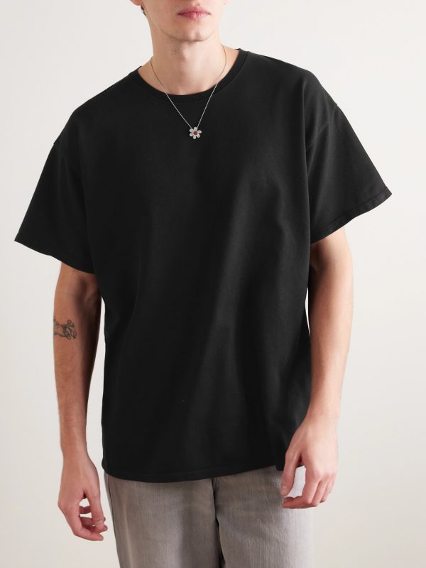 Cotton and Cashmere-Blend Jersey T-Shirt - FR