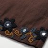Embellished Embroidered Cotton Shorts - E1